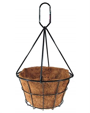 Oregon Wire 14" Premium Grid Hanging Basket Black