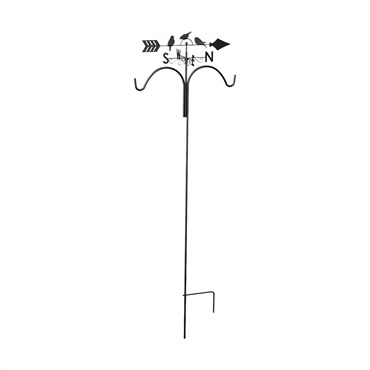 Panacea 78" Perching Birds Weathervane Shepherd Hook