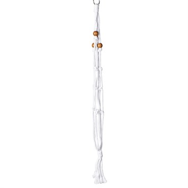 Primitive 36" Beaded Cotton Plant Hanger