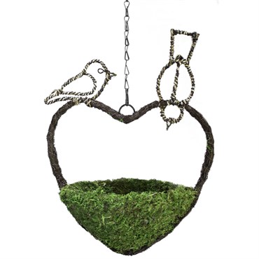 SuperMoss 9.5in Woven Bird Feeder Sparrow