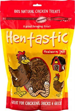 Unipet 17.64oz Hentastic Dried Mealworm Ziplock Pack