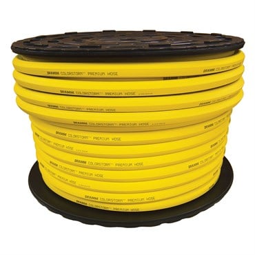 Dramm 3/4" Premium Colorstorm Rubber Hose Custom Cut per Foot Yellow