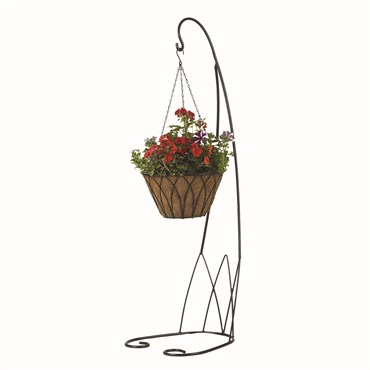 Austram 56" Lotus Plant Hanger Leather Black