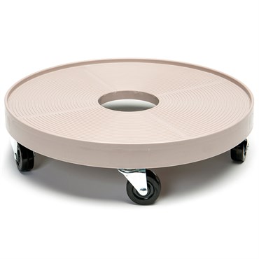 Devault 16" Plant Dolly with Hole Gray Mist