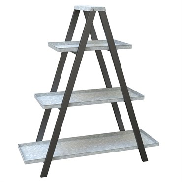 Panacea 40x15x50"H A Frame With Galvanized Shelves