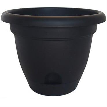 Bloem 10" Lucca Planter Black