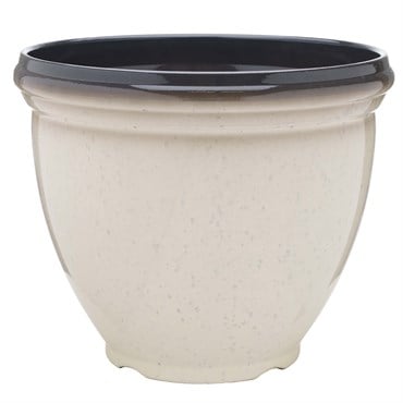Southern Patio 15" Heritage Planter Ivory