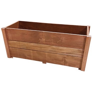 A&G 15"x14"x36" Redwood Formal Planter