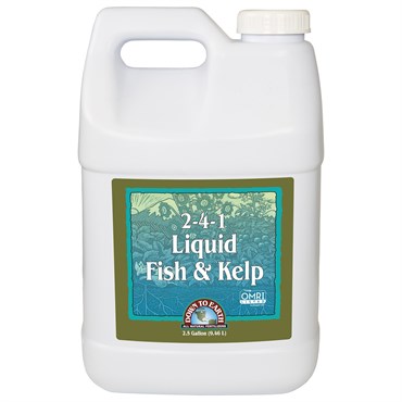 Down to Earth 2.5gal Liquid Fish & Kelp 2-4-1 OMRI