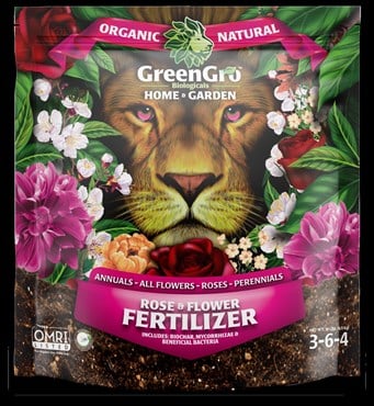 GreenGro Biologicals 10lb Home & Garden Rose & Flower Fertilizer