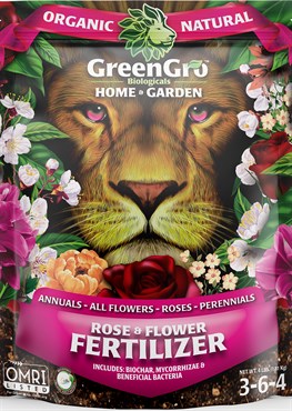 GreenGro Biologicals 4lb Home & Garden Rose & Flower Fertilizer