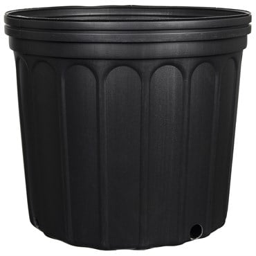 Grower Select 3 Gallon Nursery Pot, Blow Molded, Black, 25 per Case, 64 Cases per Pallet, 11.02in x 9.84in, 3.37Gal, 3Gallon