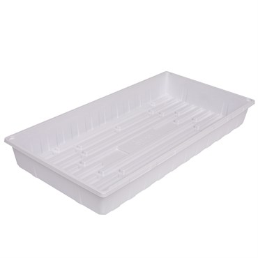 SunPack 10"x20" Tray, White No Drain Holes