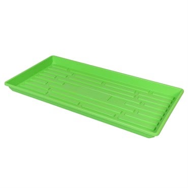 SunPack 1020 Heavy Duty Shallow Tray, No Holes, Green