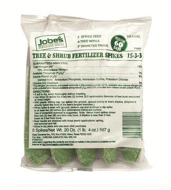 Jobes 5ct Bulk Tree Spikes 15-3-3