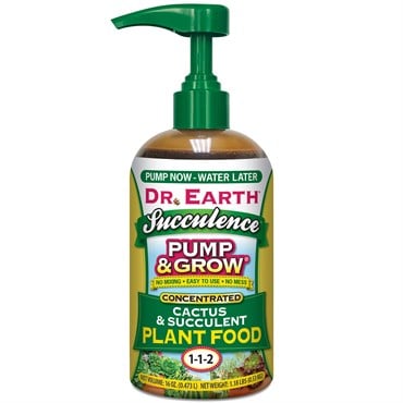 Dr Earth 16oz Pump & Grow Cactus & Succulent Food