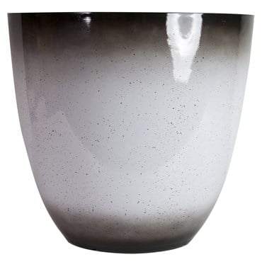 Gardener Select 18" Egg Planter Gradient Brown to White with Brown Specs 18"x18"x16.8" 4/CS
