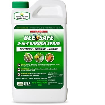 Organocide 1 Quart Bee Safe 3-in-1 Garden Spray Concentrate