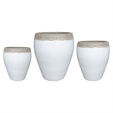 MCarr 12PC Hipster Pltr Plt Volcanic White