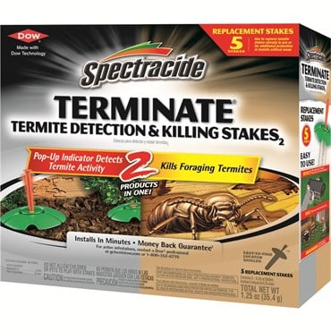 Spectracide Terminate Termite Replacement Killing Stakes 5CT