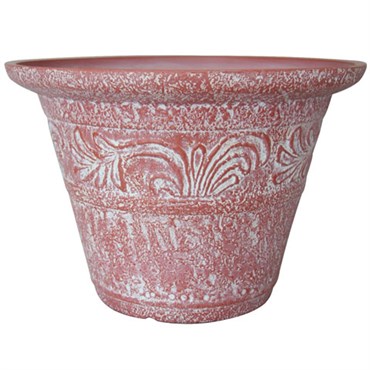 GROWER SELECT ENVIROBLEND 16IN TUMBLED SCROLL PLANTER TERRACOTTA 12/CS