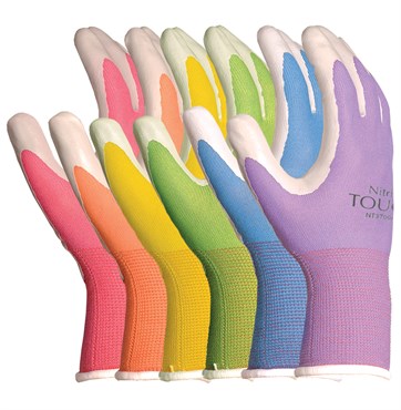 BGC Nitrile Touch Glove Large Asst Colors