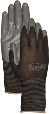 BGC Nitrile Tough Glove Large Black