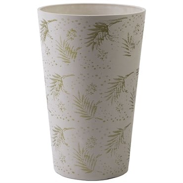 Gardener Select 12.2"x18.1" Mixed Stone White Planter