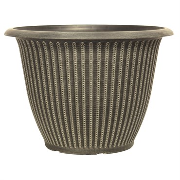 Grower Select 16.00 Piper Planter Brushed Champagne 5.7gal 40/CS - 16.5in OD x 11.8in H