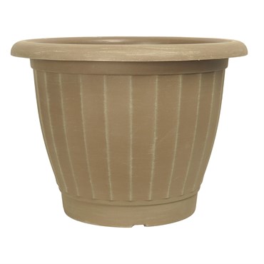 Grower Select 17.00 Castella Planter ACP Aged Cappuccino 7gal 29/CS - 17.3in OD x 12.6in H