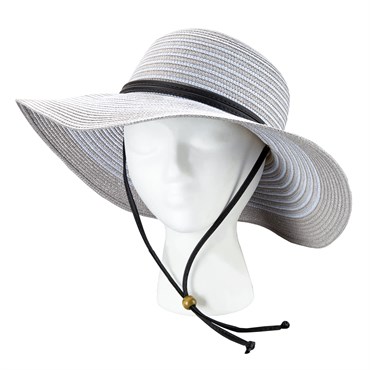Sloggers Womens Braided Hat Two Tone Grey