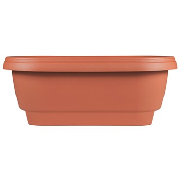 Bloem 24" Deck Rail Planter Terra Cotta