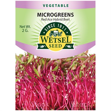 Microgreens, Red Ace Hybrid Beet - 2 Gram