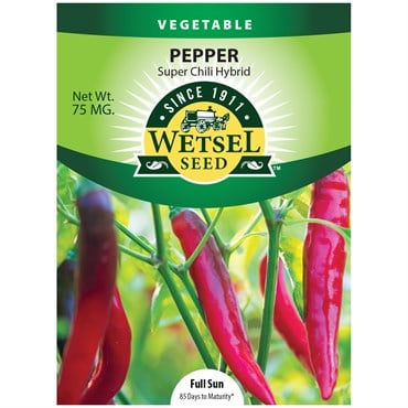 Peppers, Super Chili Hybrid - 75 Mg