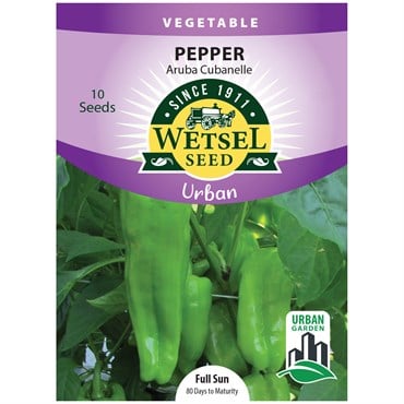 Pepper, Aruba Cubanelle (patio) - 10 Seeds