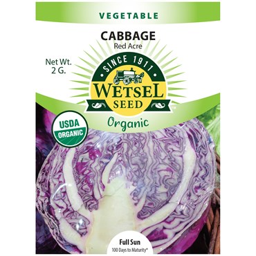 ORGANIC RED ACRE CABBAGE 2G