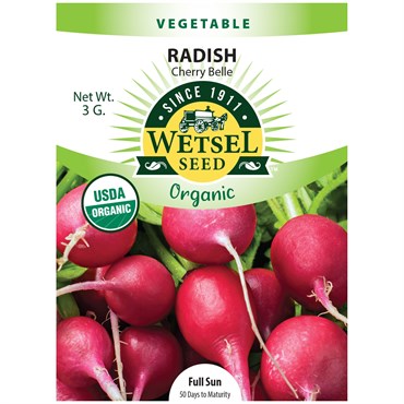 Organic Cherry Belle Radish - 3 Gram