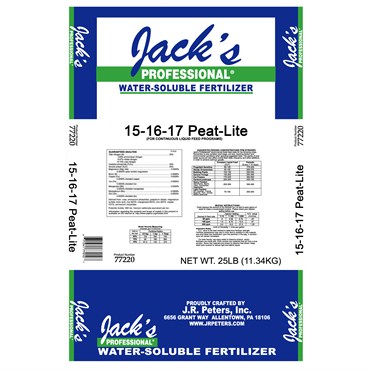 Jacks Prof Peat-Lite 15-16-17 25Lb (80/Pl)