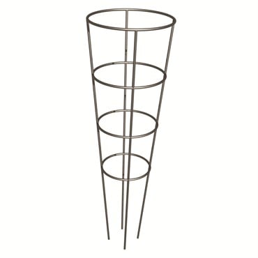 Panacea 60" Widemouth 4 Leg 4 Ring Galvanized Tomato Cage