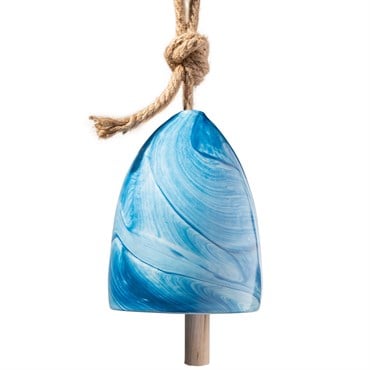 APM Bell Wind Chime Blue Marble