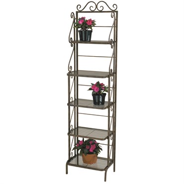 Deer Park Skinny Plant Stand Black