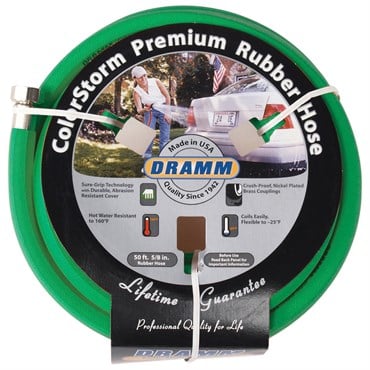 Dramm 5/8"x50' Premium Colorstorm Rubber Hose Green