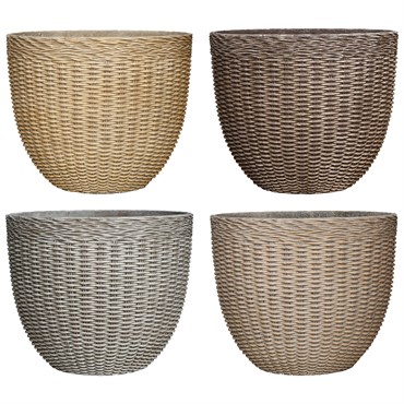 MCarr 32pc Rattan Egg Planter Pallet Mixed Colors