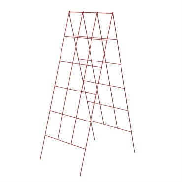 Panacea 48"x18" A Frame Red Trellis