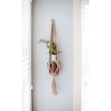 Primitive 36" Natural Knotted Rope Hanger
