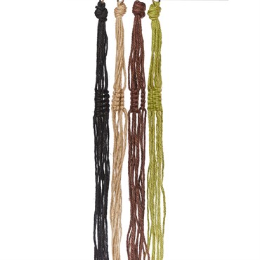Primitive 36" Assorted Colored Jute Hanger
