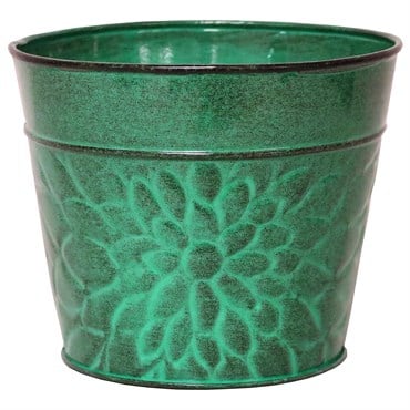 Robert Allen 8" Laurel Planter Aqua