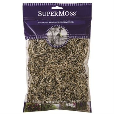 SuperMoss 2oz Spanish Moss Preserved Natural