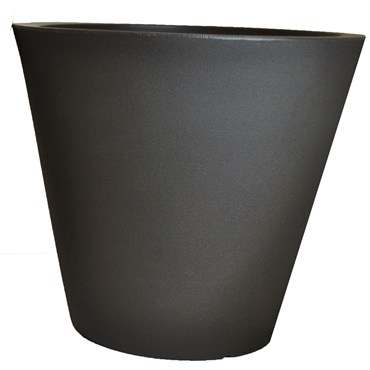 Tusco 20" Cosmo Round Planter Black