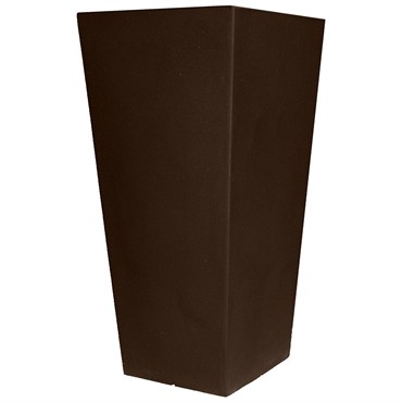 Tusco 26" Cosmo Tall Square Planter Espresso